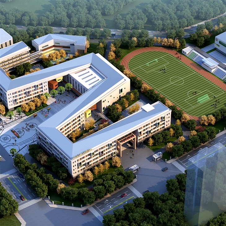 上饶市经开区第一中学建筑规划设计