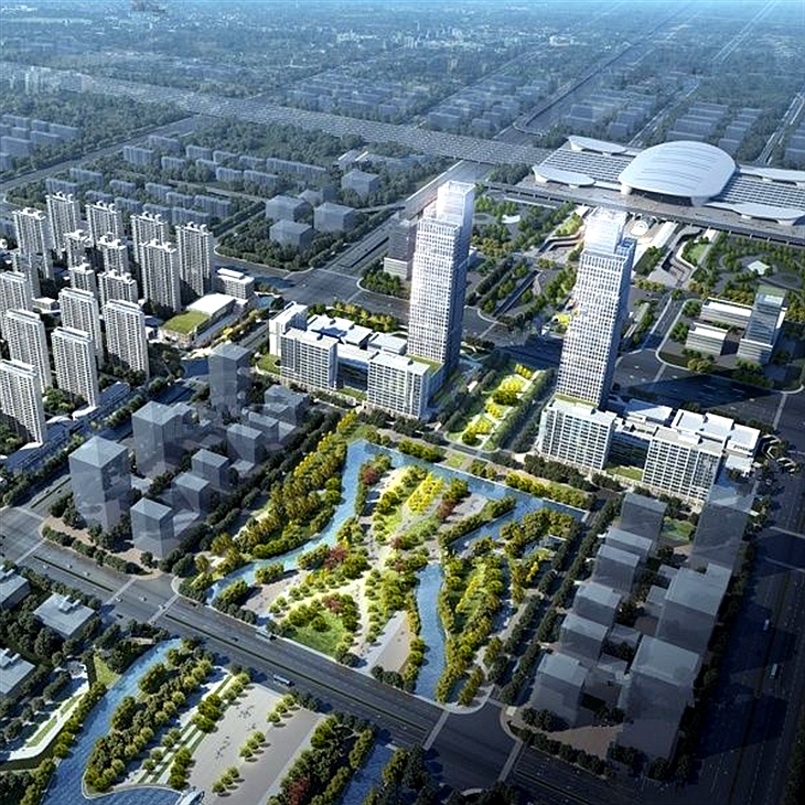 襄阳城际空间站市政道路工程设计